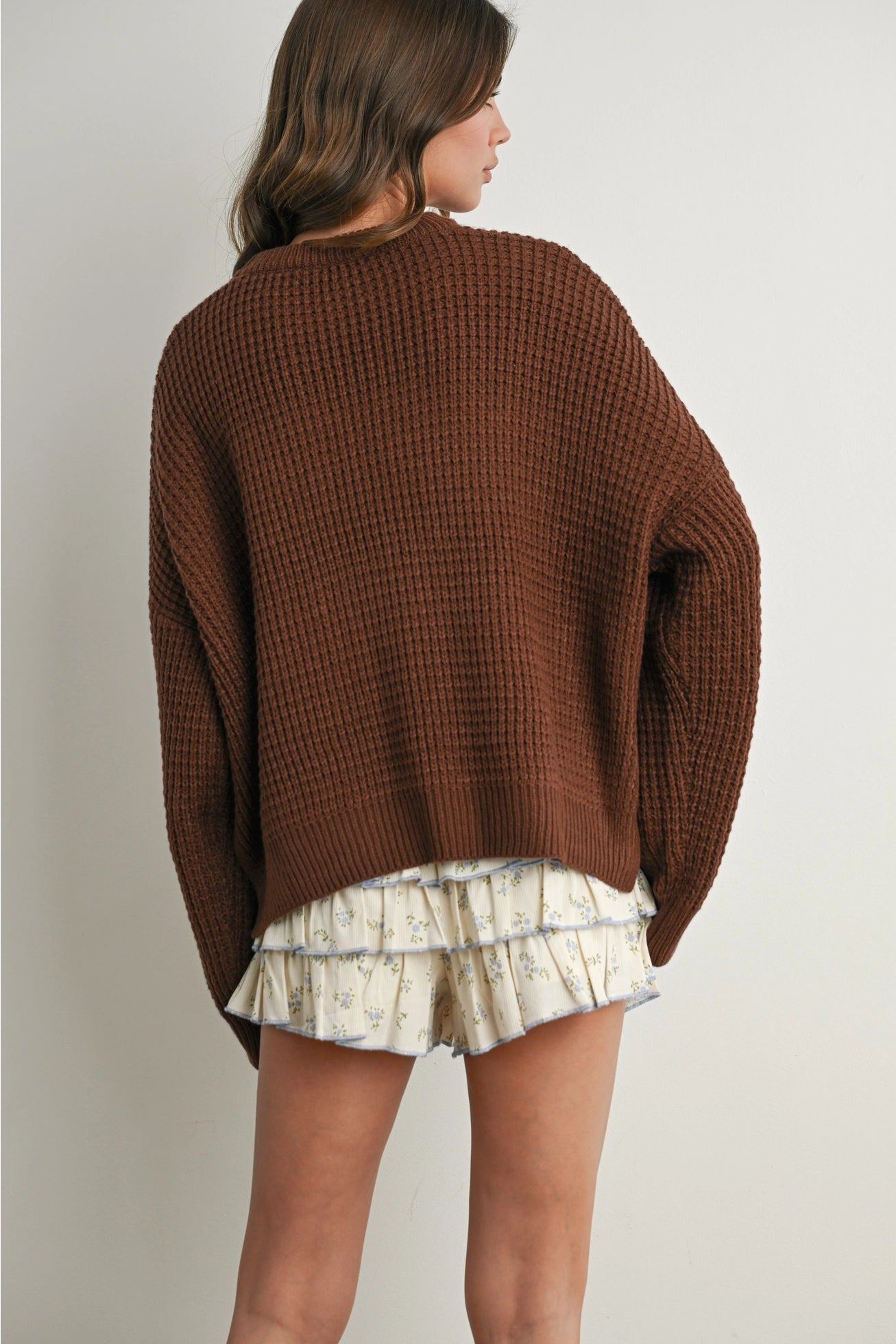 ROUND NECK CLASSIC OVERSIZED SWEATER