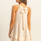 TIERED  RUFFLE SPRING MINI DRESS