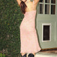 LITTLE RUFFLE DETAIL MIDI DRESS