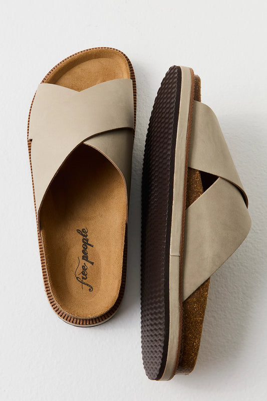 FREE PEOPLE SIDELINES FOOTBED SANDAL