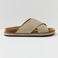FREE PEOPLE SIDELINES FOOTBED SANDAL