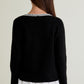 SWEATER CARDIGAN WITH TRIM DETAIL