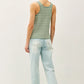 STRIPED SWEATER TANK
