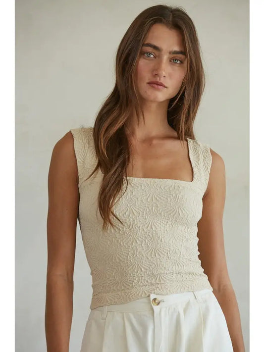 SEAMLESS JACQUARD TANK