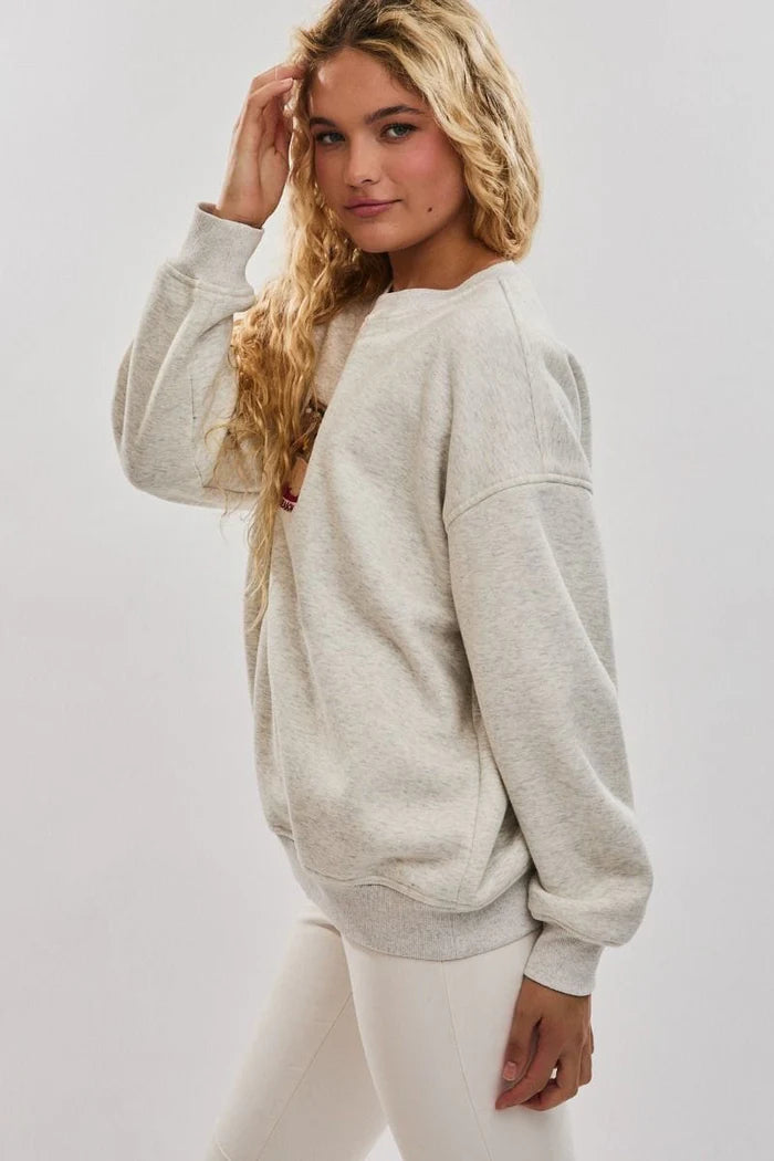 'TIS THE SEASON OVERSIZED SWEATSHIRT