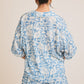 BUTTON UP HALF SLEEVE TOP