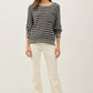 WAFFLE KNIT DOLMAN SWEATER