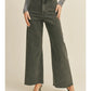 STRAIGHT WIDE LEG DENIM PANTS