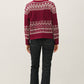 FAIR ISLE CABLE KNIT SWEATER